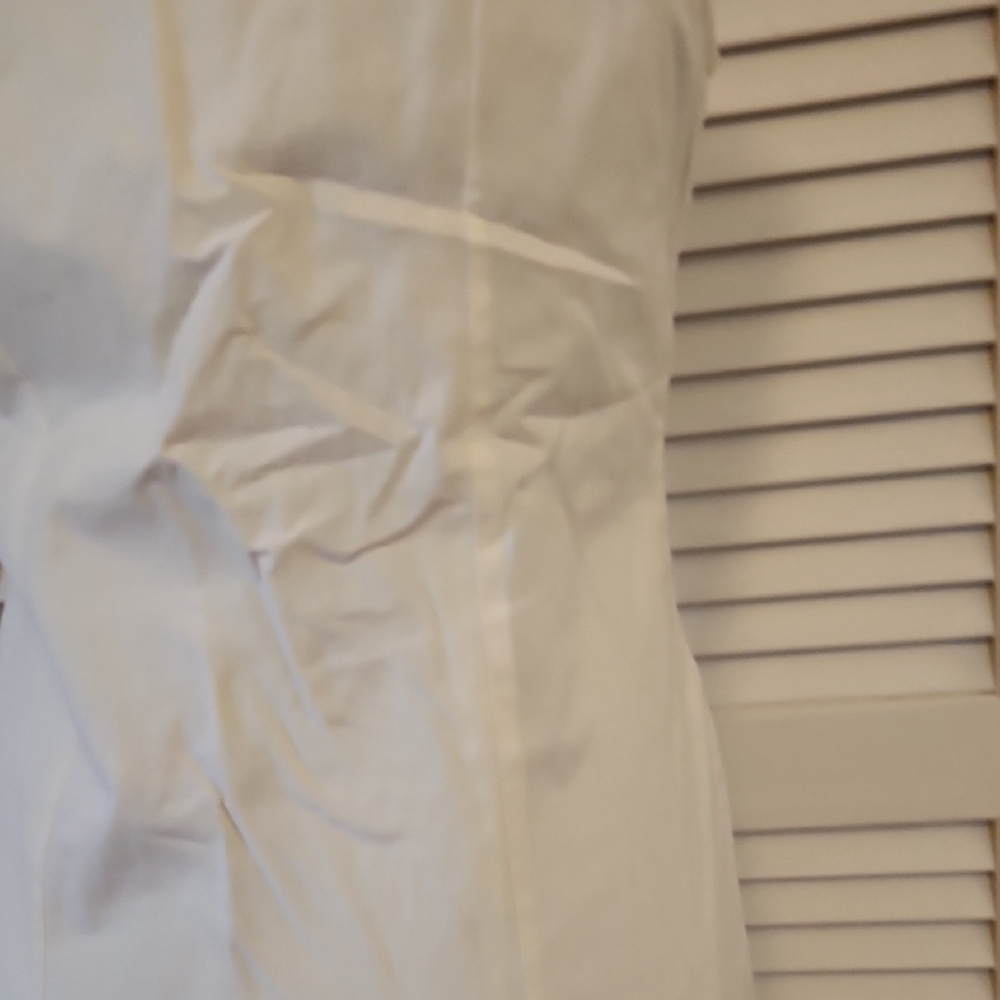 The Territory Ahead Cream Midi Dress with V-Neck and Airy Cotton Fabric - Picture 10 of 13